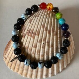 2 for $30 Handcrafted Chakra Bracelet 10mm nwt